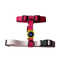 Peitoral H para Cachorros Shudog - Hype Rosa Neon