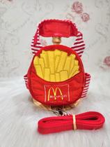 Peitoral Mochila Batatinha Frita para cachorro e gato Tamanho:G Peitoral Mochila Batatinha Frita para cachorro e gato Tamanho:G