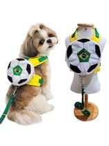 Peitoral Mochila Bola Copa do Mundo para cachorro e gato Peitoral Mochila Bola Copa do Mundo para cachorro e gato