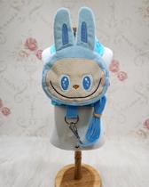 Peitoral Mochila Labubu Azul para cachorro e gato Peitoral Mochila Labubu Azul para cachorro e gato