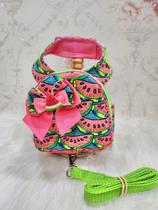 Peitoral Mochila Melancia para cachorro e gato Tamanho:PP Peitoral Mochila Melancia para cachorro e gato Tamanho:PP