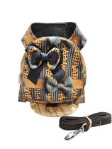 Peitoral Mochila Oncinha Grife para cachorro e gato