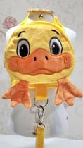 Peitoral Mochila Patinho Amarelo para cachorro e gato Tamanho:PP