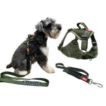Peitoral Modelo Safari com Guia para Cachorro - Tamanho P