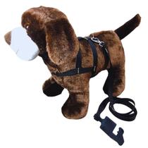 Peitoral Nylon Cachorro Pequeno 15mm - Preto Nº 3 Peitoral Nylon Cachorro Pequeno 15mm - Preto Nº 3