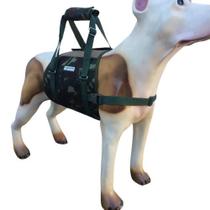 Peitoral suporte auxiliar de mobilidade para pets com dificuldade para andar, cor Camuflado
