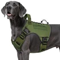 Peitoral Tático para Cães WINGOIN XXL Sem Puxão Refletivo Verde