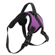 Peitoral tipo Air Pull para cachorro tamanho G roxo Mimo PP328
