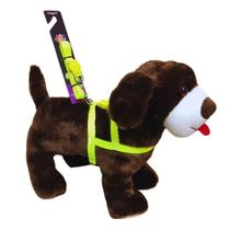 Peitoral Tradicional de Seda Neon para Cães - 15mm Amarelo Nº 2 Nicapet