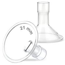 Peitos pequenos Maymom MyFit de 21 mm com design de duas peças, compatíveis com a bomba de leite Medela ideais para sutiãs sem usar as mãos protetor mamário flexível PersonalFit não original, peças não originais da bomba Freestyle, 2 peças