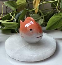 Peixe de Porcelana Chinesa Laranja - Simbolo de Prosperidade