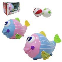 Peixe Equilibrista Bate E Volta Com 2 Bolas + Som E Luz Peixe Equilibrista Bate E Volta Com 2 Bolas + Som E Luz