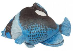 Peixe Real de Pelúcia Azul 38 cm Antialérgico