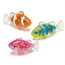 Peixe Robótico Brilhante Ativado pela Água 3 Peças - Brinquedo Peixe Robótico Brilhante Ativado pela Água 3 Peças - Brinquedo