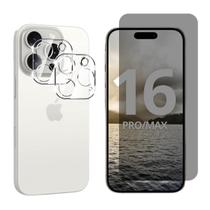 Pel. Gel Privativa + Pel Câmera Traseira iPhone 16 Pro / Max