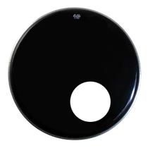 Pele 22" Resposta Bumbo Remo Encore Ebony c/ Furo EN-1022-ES - Remo