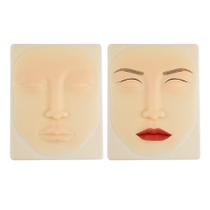 Pele Artificial 3d para praticar sobrancelhas e lábios de microblading