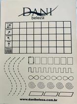 Pele Artificial Impressa Frente e Verso de Shadow Movimentos para Treinamento de Micropigmentação