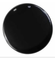 Pele De Bumbo Remo Encore Powerstroke 3 Ebony 20 Polegadas Pele De Bumbo Remo Encore Powerstroke 3 Ebony 20 Polegadas