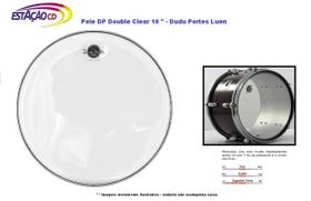PELE DUPLO FILME PROFISSIONAL BATERIA TRANSPARENTE 10 Polegadas Dudu Portes Luen PELE DUPLO FILME PROFISSIONAL BATERIA TRANSPARENTE 10 Polegadas Dudu Portes Luen