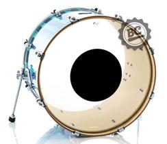 Pele Encore Remo CS Clear Bass Controlled Sound 20 de Bumbo com bola central e filme único (10600)