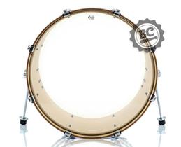 Pele Encore Remo Powerstroke Clear 22 bumbo transparente com anel muffle abafador interno (10624)