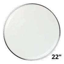 Pele Leitosa para Bateria 0,19mm Branca Pele Leitosa para Bateria 0,19mm Branca