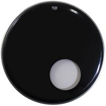 Pele para bumbo 22'' ebony com furo resposta encore by remo en-1022-es Pele para bumbo 22'' ebony com furo resposta encore by remo en-1022-es