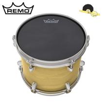 Pele para surdo/caixa 16 - Remo Emperor Black Suede - Filme Duplo Preta