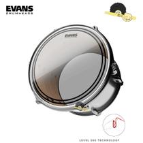 Pele para tom 13 - Evans EC2 clear SST Filme Duplo com Anel Level 360