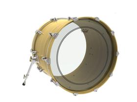 Pele remo 22 powerstroke 3 transparente bumbo p3-1322-bp