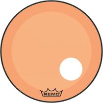 Pele Remo Powerstroke 3 Colortone Orange 18 Laranja Resposta de Bumbo com Anel Interno (15639)