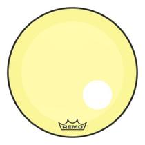 Pele Remo Powerstroke 3 Colortone Yellow 20 Amarela Resposta de Bumbo com Anel Interno (11071)