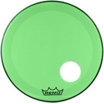 Pele Remo Powerstroke Colortone Green 26 Resposta Verde com Furo e Anel Muffle Abafador (11076)