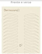 Pele Sintetica Para Treino De Micropigmentação Sobrancelhas Frente E Verso