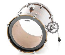 Pele Williams Density W1SC Clear com Anel 18 transparente para bumbo com anel abafador W1SC-188-18