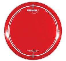 Pele Williams Target WR2 Red 10 Filme Duplo Vermelha com Óleo WR2-188-10 - Williams DrumHeads