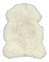 Pelego Branco Natural Lã Carneiro Extra Grande Gg Couro