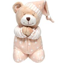 Pelicia Infantil Ursinho Quer Reza Bege Buba