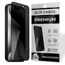 Película 3D Compatível com iPhone 16 Pro Max Privacidade 9H - GCM Acessórios