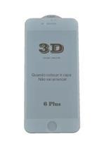 Pelicula 3d iphone 6 plus borda branca - X-MART