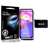 Película 3d + Película Câmera compatível Moto E40 XT2159 - Cell In Power25 Película 3d + Película Câmera compatível Moto E40 XT2159 - Cell In Power25
