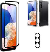 Película 3D Vidro + Câmera 3D + Capinha Para Samsung A14 - Shop Cell