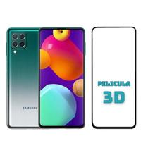 Película 3d vidro transparente Compatível com Samsung M62