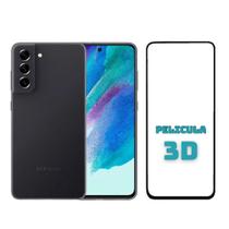 Película 3d vidro transparente Compatível com Samsung S21 Fe
