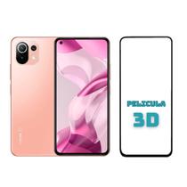 Película 3d vidro transparente para Xiaomi Mi 11 lite 5g