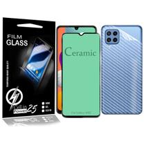 Película 9d Cerâmica compatível Galaxy M22 M225 + película de carbono verso - Cell In Power25