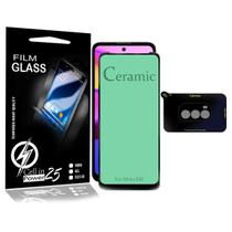 Película 9d Cerâmica compatível Moto E40 XT2159 + película câmera - Cell In Power25 Película 9d Cerâmica compatível Moto E40 XT2159 + película câmera - Cell In Power25