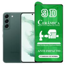 Película 9D Cerâmica P/ Samsung S22 Normal - Protetora Anti Impacto Queda Flexível Nano Gel Película 9D Cerâmica P/ Samsung S22 Normal - Protetora Anti Impacto Queda Flexível Nano Gel