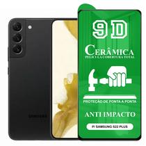 Película 9D Cerâmica P/ Samsung S22 Plus - Protetora Anti Impacto Queda Flexível Nano Gel